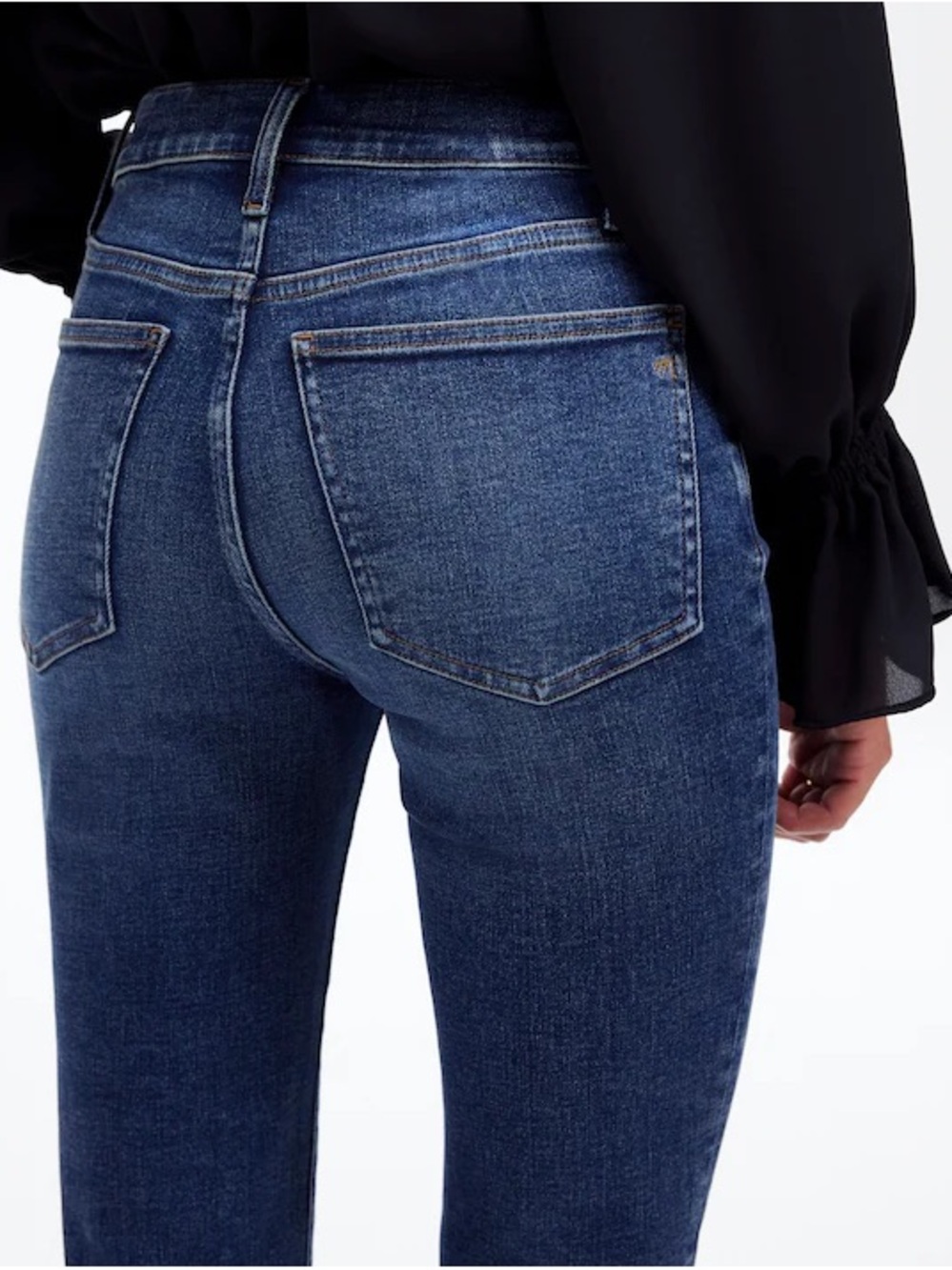 Madewell  Kick Out Classic Straight Jeans - Dark Blue -Sz 31 - Picture 5 of 14